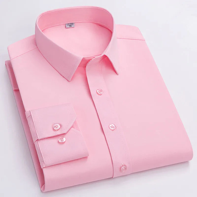 Men's slim fit long sleeve shirt by Jelieora Venture, shown in a stylish, well-fitted design with button-down front.