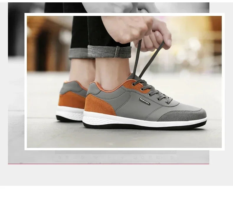 Men's waterproof trainers by Jelieora Venture, featuring breathable material and sturdy soles for outdoor activities and rainy days.