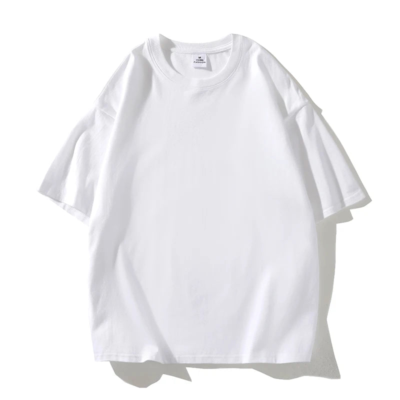 Men's solid basic hip hop cotton T-shirt in various colors by Jelieora Venture, showing a casual fit and soft fabric.