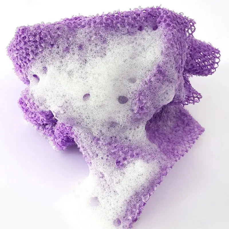 Jelieora Venture African net sponge for exfoliating body wash, scrubbing and shower cleaning, foaming bath and shower scrubber.