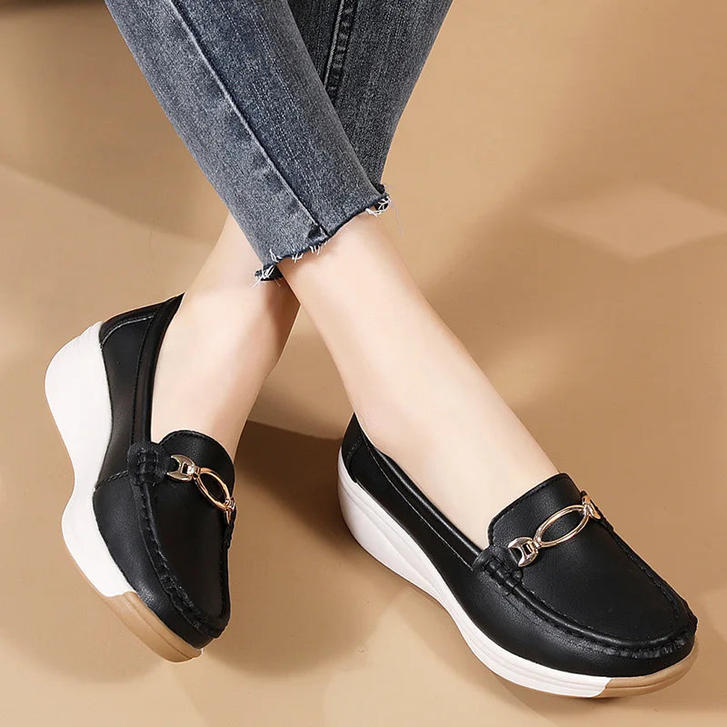 Women's cork sole suede mule clogs by Jelieora Venture, featuring a stylish slip-on design and comfortable footwear for casual wear.