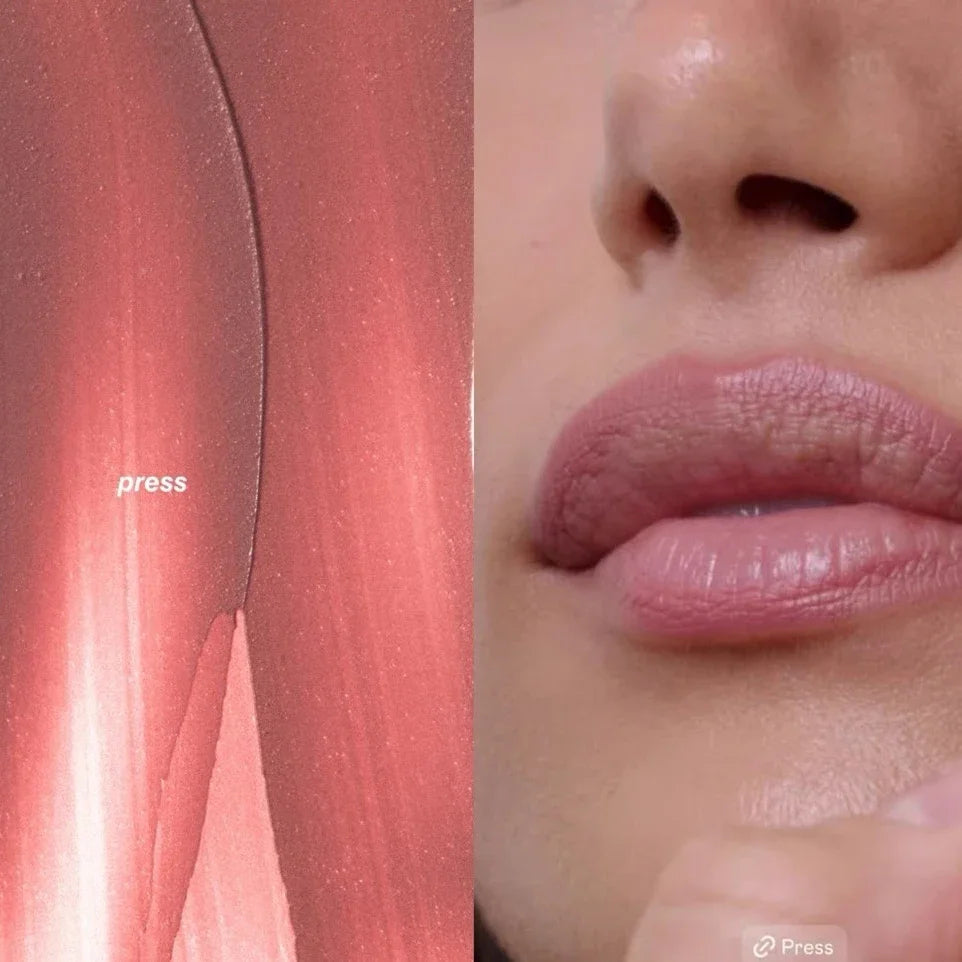 Jelieora Venture Lip Shape Pen lip liner and tint pencil with long-lasting color, shown with a sleek black design and product cap.