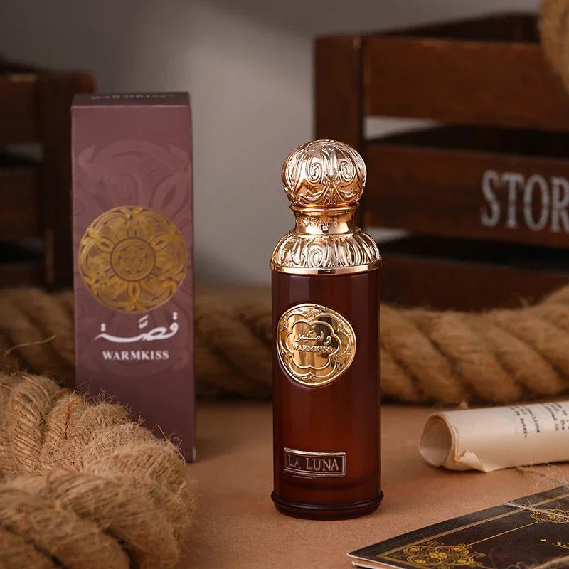 Unisex Arabic perfume spray by Jelieora Venture featuring a high-quality woody fragrance and elegant bottle design.