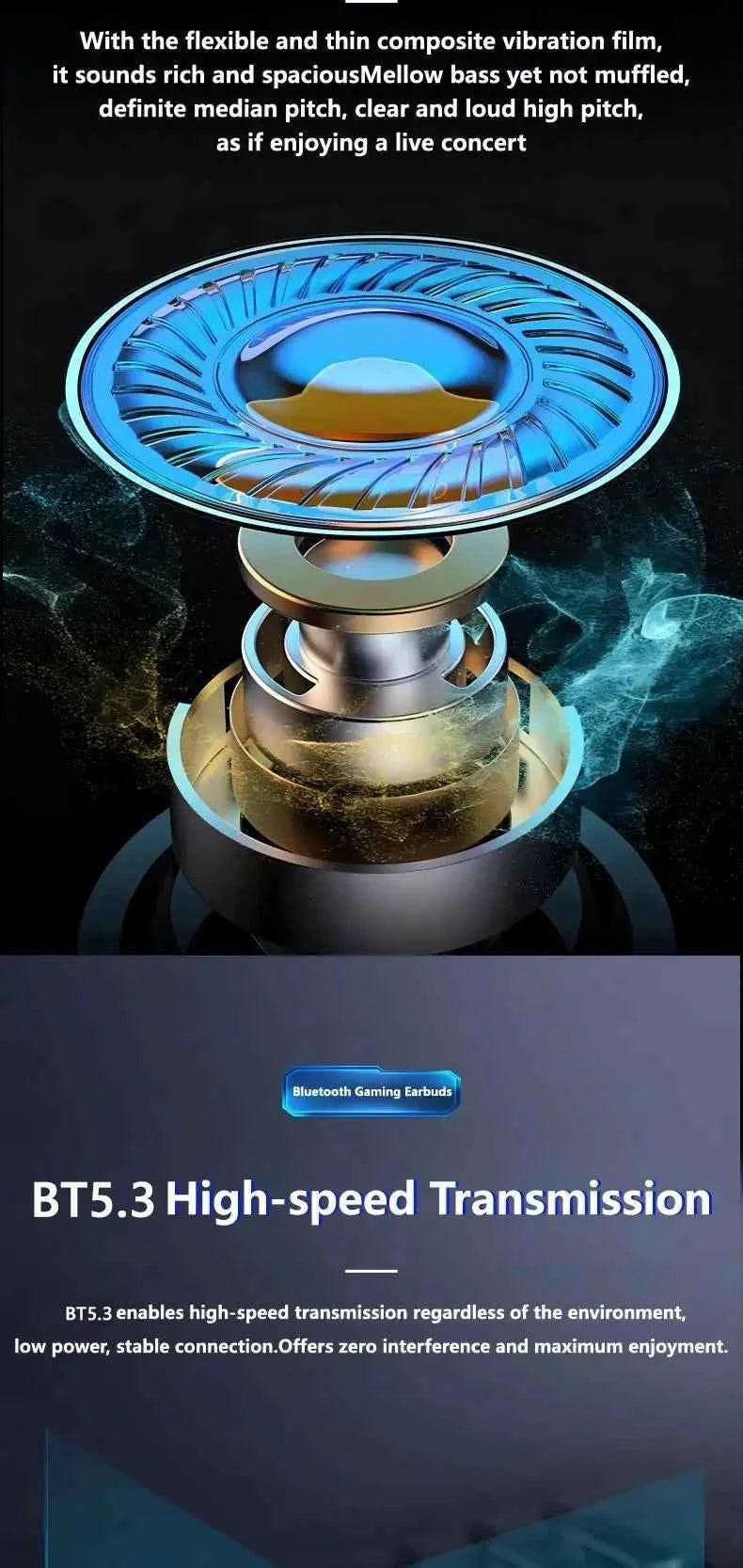 TWS Wireless Bluetooth Headset LED Display Gamer Earbuds with Mic Wireless Headphones Noise Cancelling Bluetooth Earphones X15