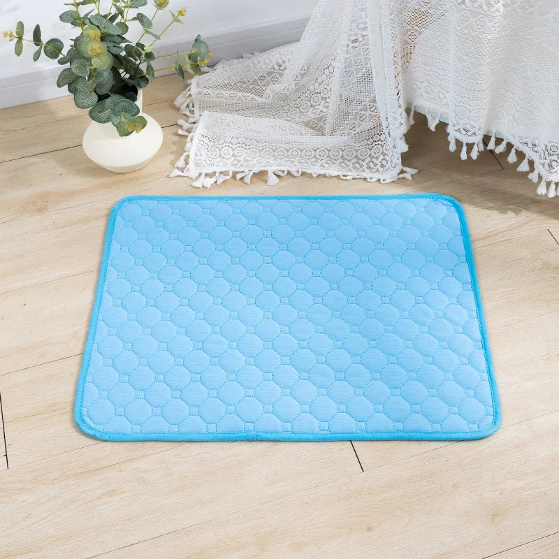 Jelieora Venture reusable dog pee pad blanket with absorbent surface for puppy training, pet bed, and car seat protection.