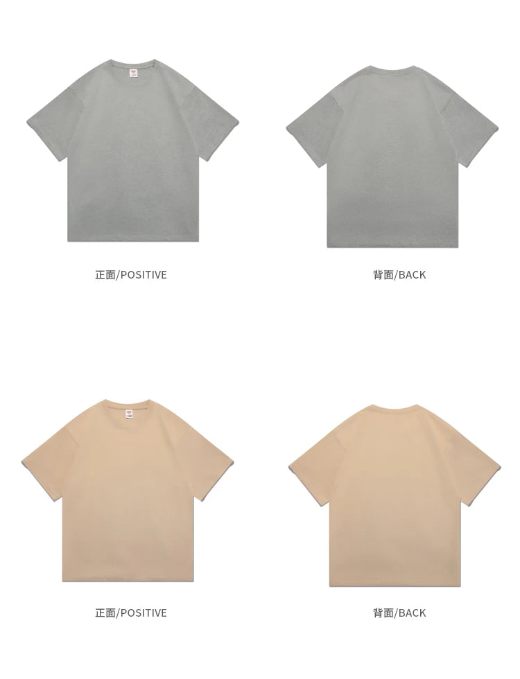 Men's solid basic hip hop cotton T-shirt by Jelieora Venture, shown in classic design and available in multiple colors.