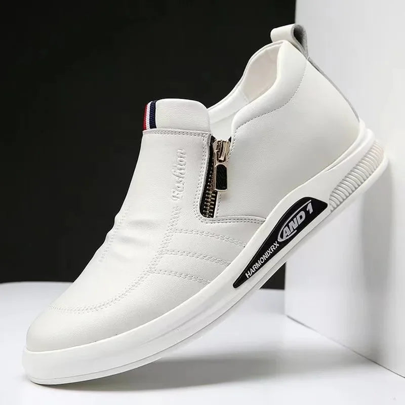 Men's Casual Leather Loafers | Slip-On Moccasins Business Shoes