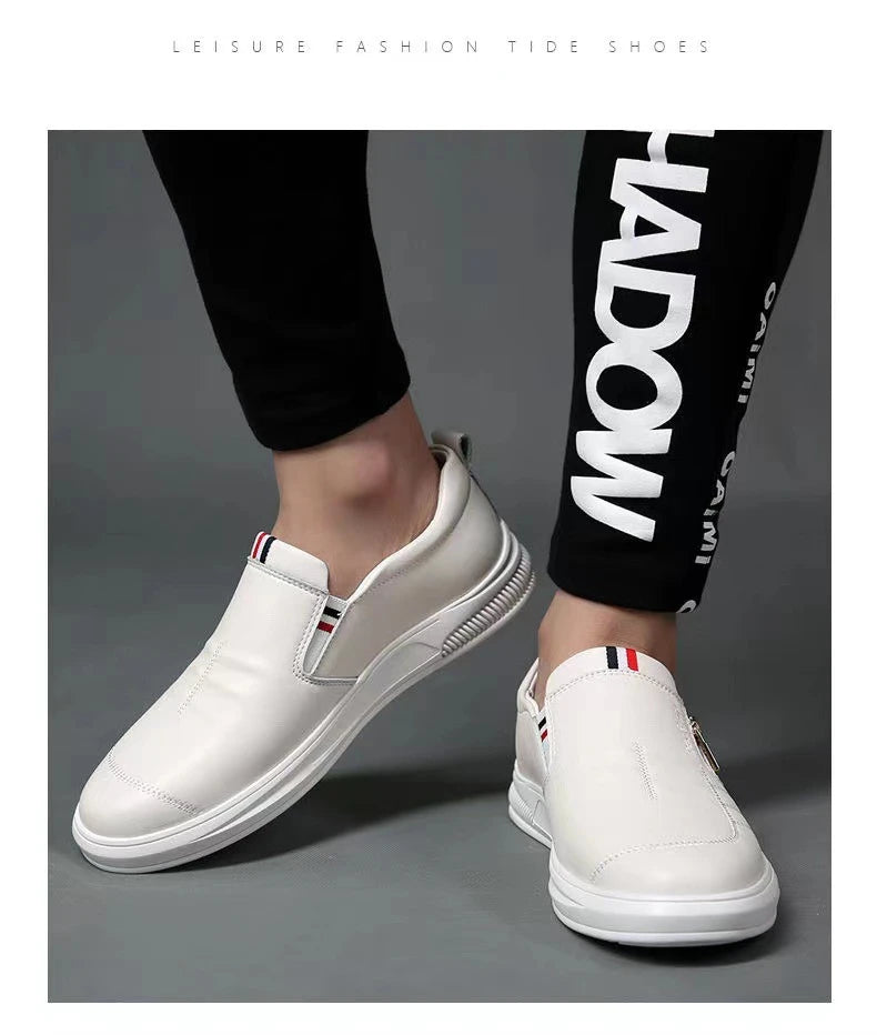 Men's Casual Leather Loafers | Slip-On Moccasins Business Shoes