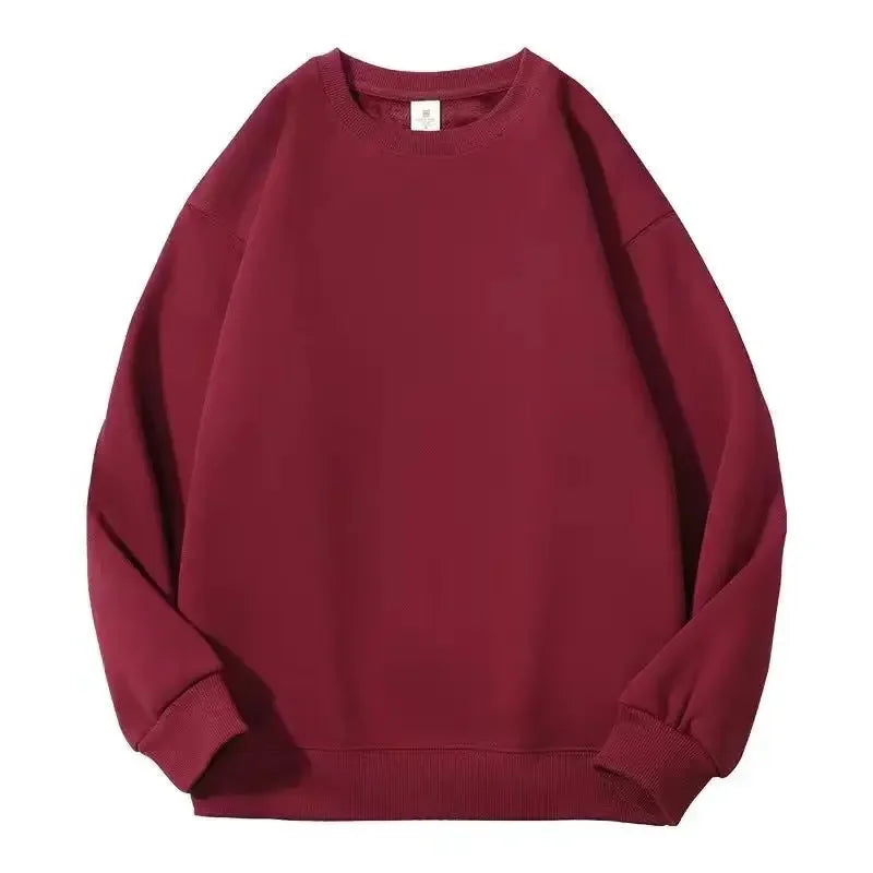 Oversized unisex fleece sweatshirt by Jelieora Venture, shown in a cozy, relaxed fit with soft fabric in a neutral color.
