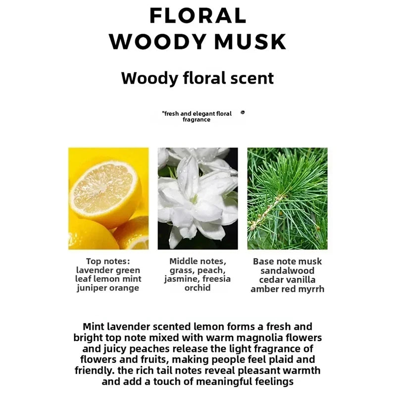 Jelieora Venture unisex citrus floral woody perfume spray with fruity notes, designed for lasting freshness and deodorizing.