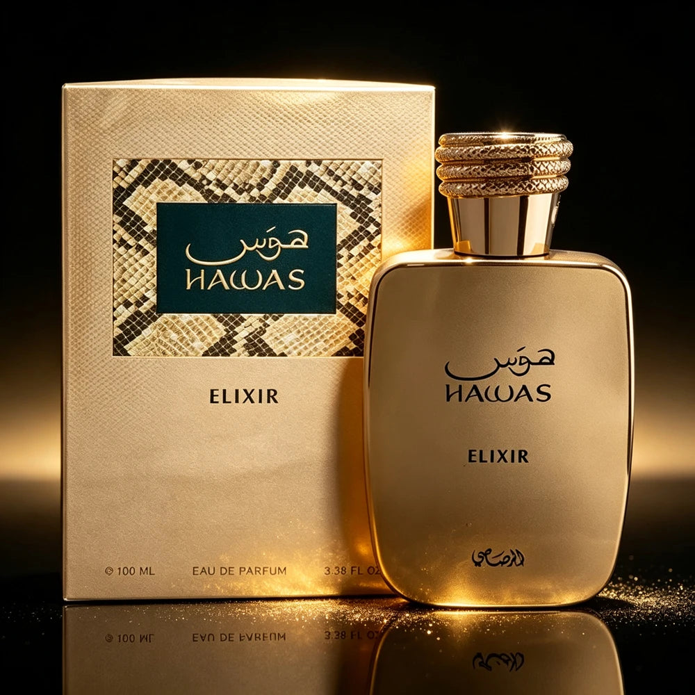 Unisex Arab perfume Eau de Parfum by Jelieora Venture, lasting fragrance spray bottle suitable for women and men.