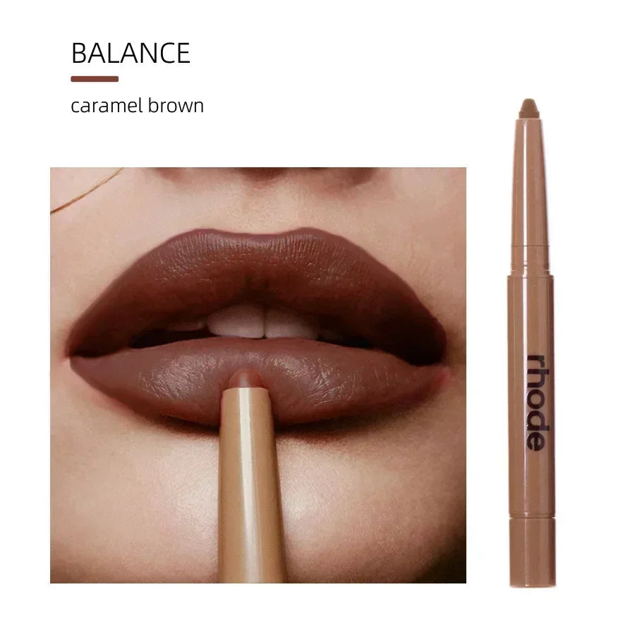 Jelieora Venture Brand Skin Peptide Lip Shape Pen for long-lasting lip makeup, featuring a sleek lip tint and lipstick pencil in soft pink.