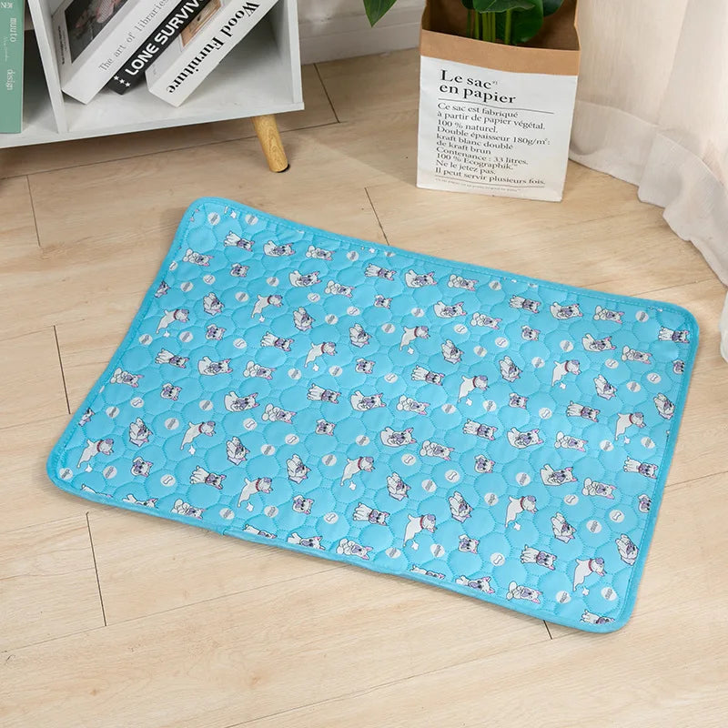 Jelieora Venture reusable dog pee pad blanket with absorbent surface, washable pet training pad for puppies and pet car seats.