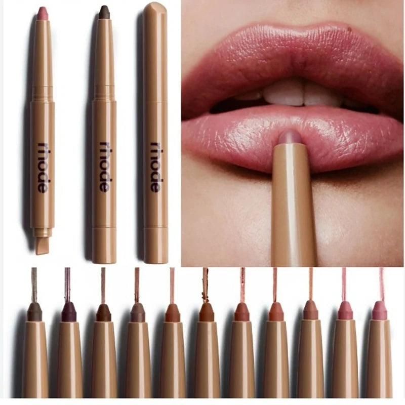 Jelieora Venture Haili Lip Liner Peptide Lip Shape double-headed silky lip makeup pencil in sleek packaging
