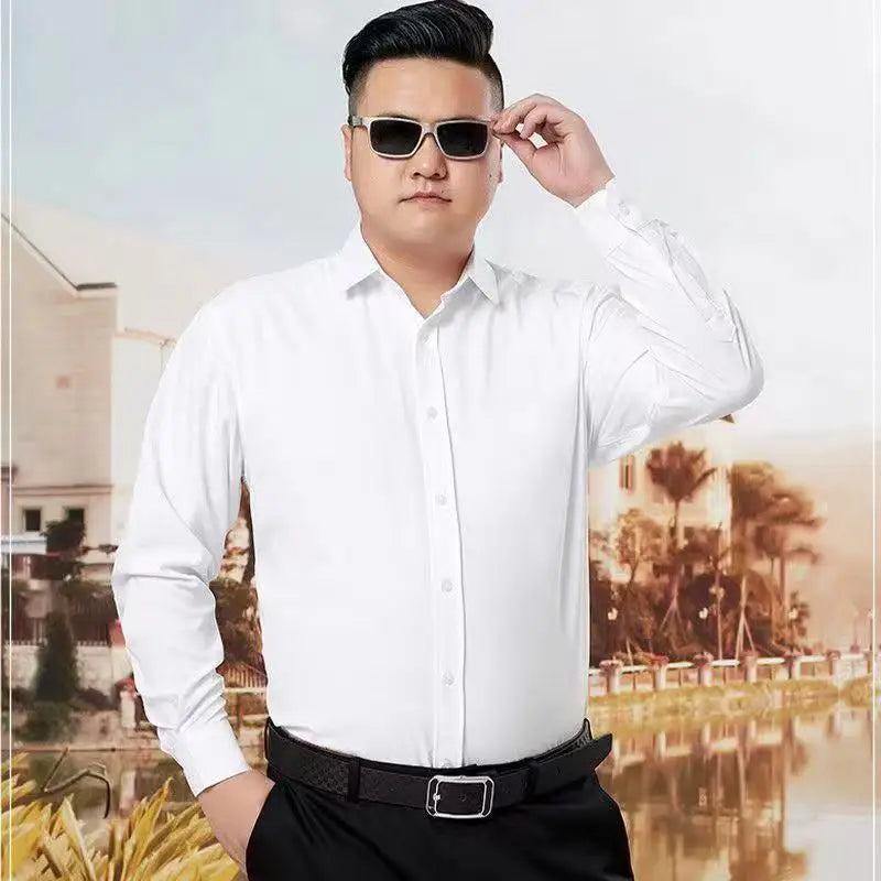Men's slim fit long sleeve shirt by Jelieora Venture, shown in a stylish design with a button-down collar and tailored fit.