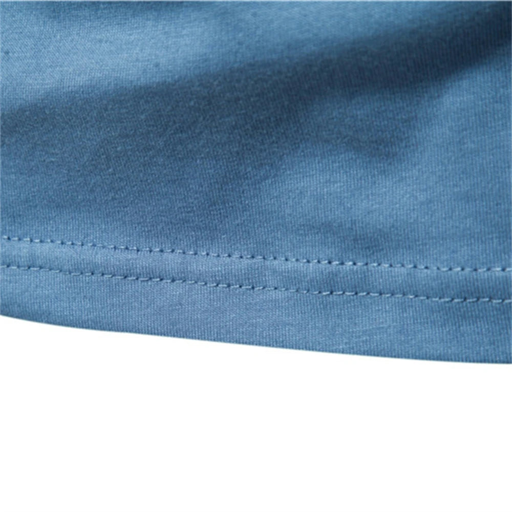 Men's cotton long sleeve T-shirt by Jelieora Venture, shown in a casual fit with a crew neck and soft fabric.