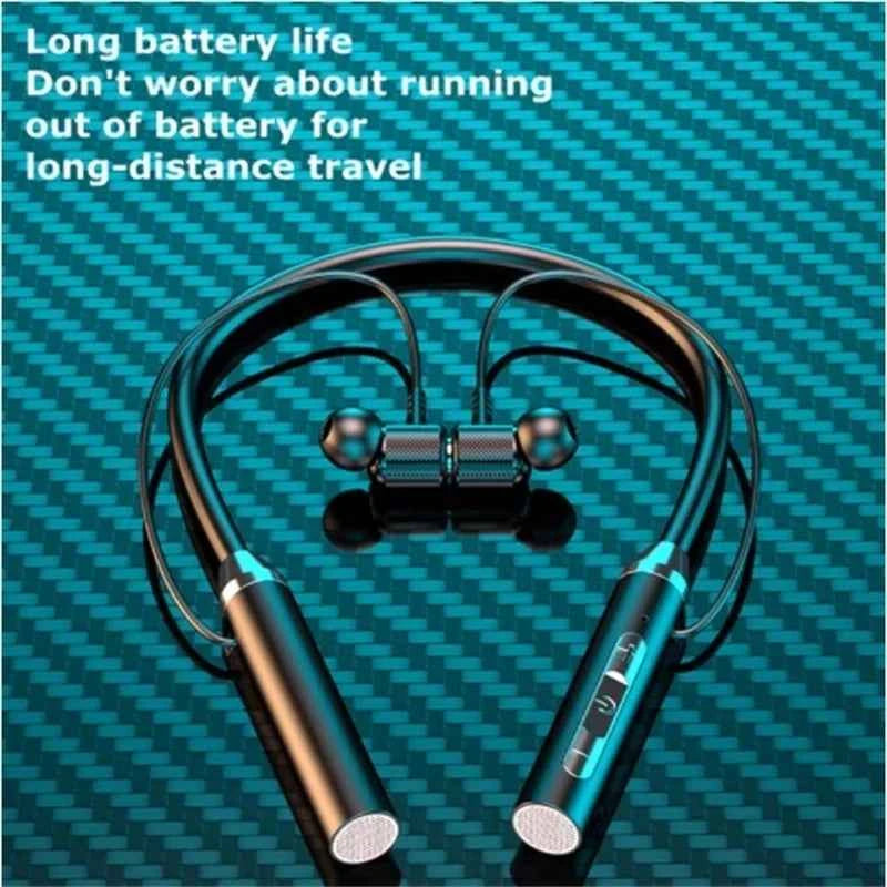Magnetic HIFI Sport Neckband Bluetooth Earphones with Mic