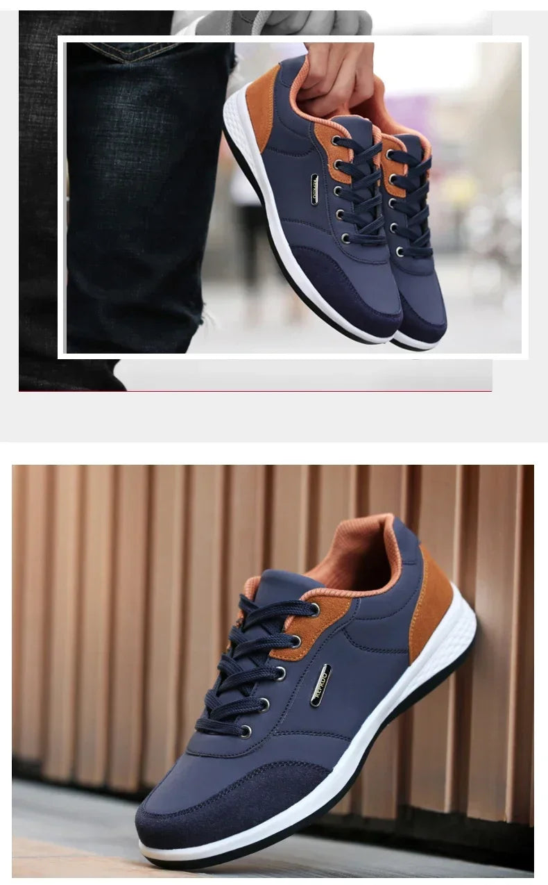 Men's waterproof trainers by Jelieora Venture, featuring durable uppers and slip-resistant soles for outdoor activities.