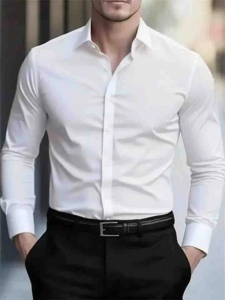 Men's Slim Fit Long Sleeve Shirt