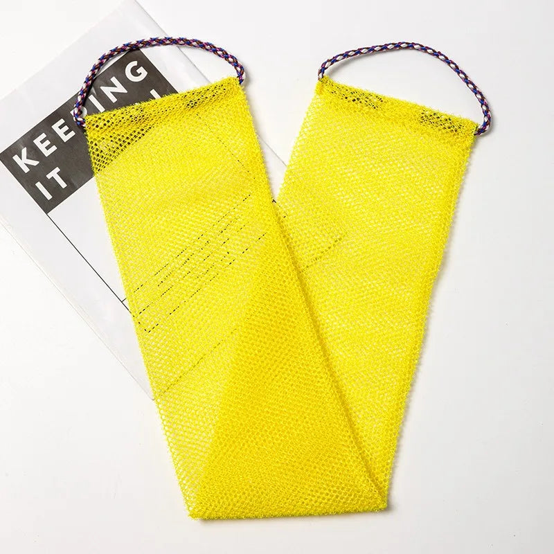 African net bath sponge from Jelieora Venture, a shower puff and exfoliating back Gant for gentle cleansing and lathering.