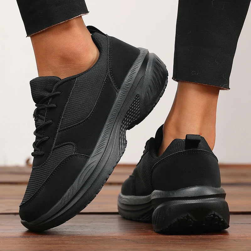 Women's wide fit slip-on walking shoes by Jelieora Venture, featuring a comfortable design with supportive soles and stylish look.