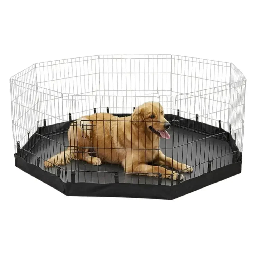 Jelieora Venture washable dog playpen mat with waterproof Oxford cloth for indoor pet training, puppy pee pad, and whelping space.