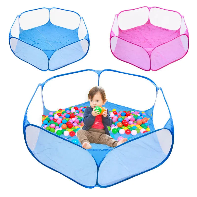 Foldable Jelieora Venture pet playpen with mesh panels and secure door, portable and easy to set up for indoor or outdoor use.