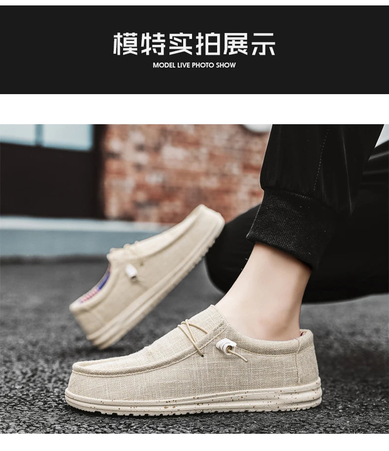 Men's hiking loafers by Jelieora Venture, durable outdoor footwear with sturdy soles and breathable material, suitable for trail walking.