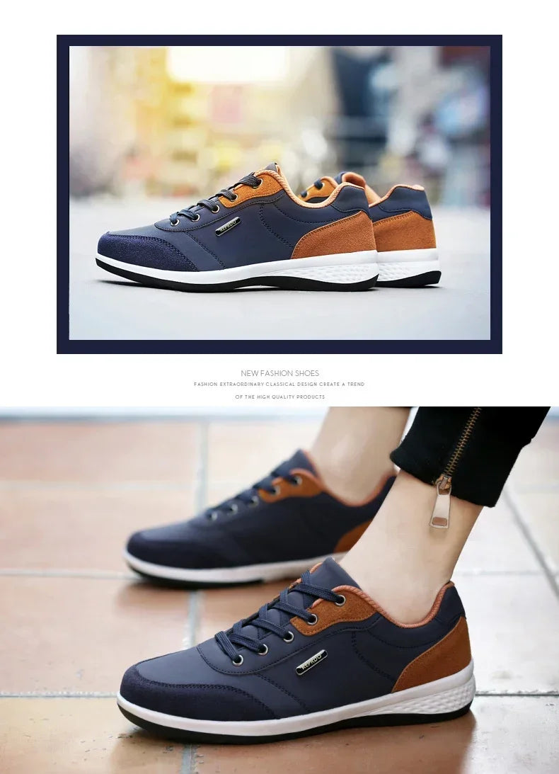 Men's waterproof trainers by Jelieora Venture featuring a sleek design, durable waterproof material, and comfortable fit.