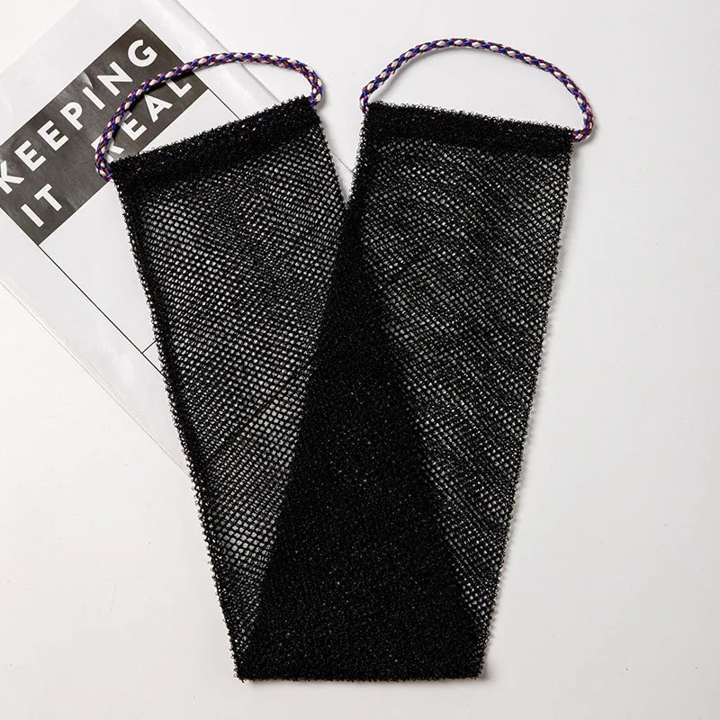 Jelieora Venture African net bath sponge for exfoliating, shower puff, and back gant in a natural woven design.