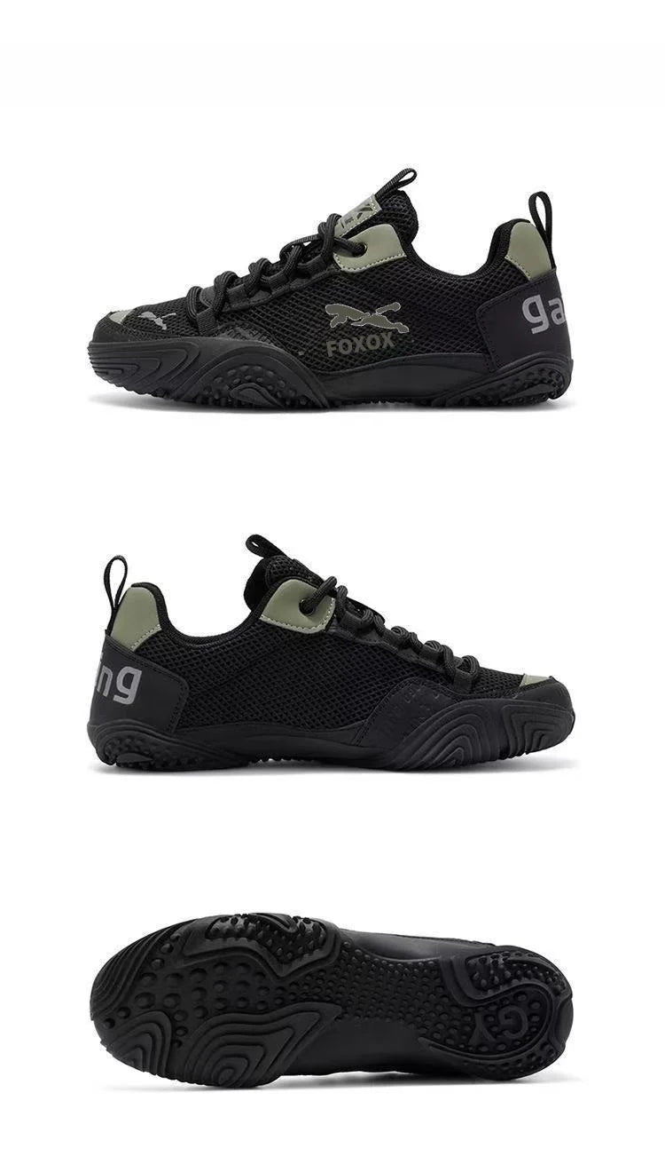 Men's mesh running trainers by Jelieora Venture featuring breathable mesh uppers and athletic design for comfortable running.