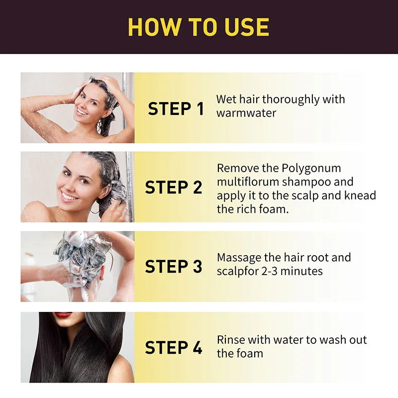 Jelieora Venture 3-in-1 darkening hair colour shampoo for hair and scalp care, with a sleek bottle design.