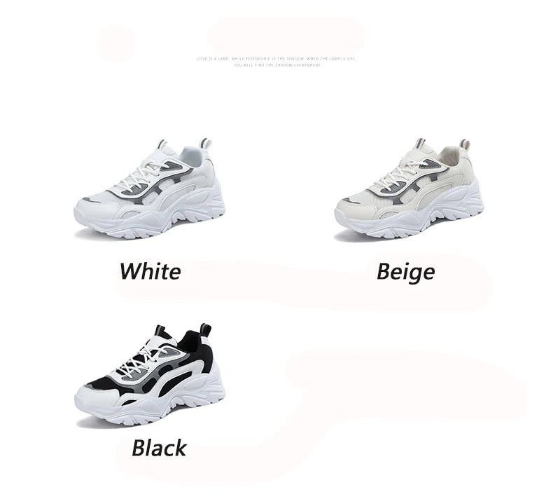 Women's Jelieora Venture vulcanized platform chunky sneakers with thick soles and stylish design, perfect for casual footwear.