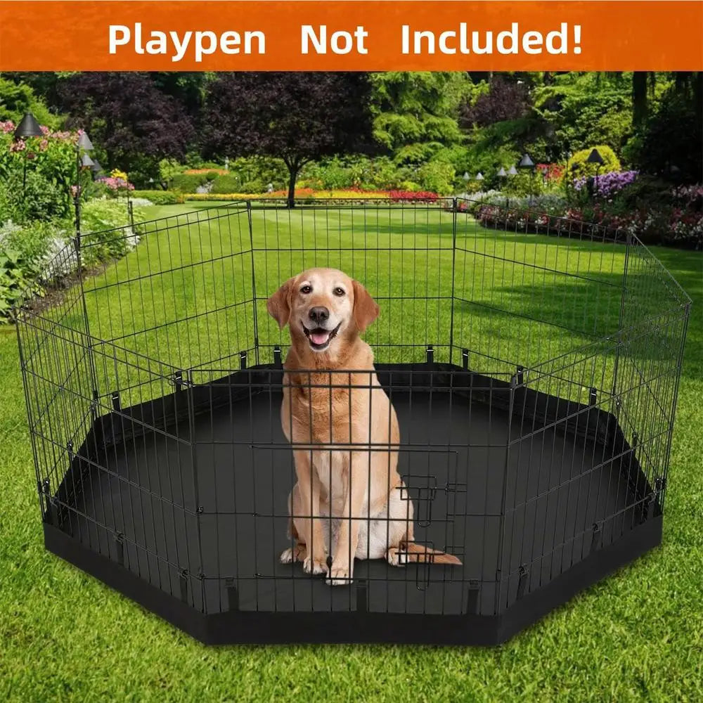 Jelieora Venture washable waterproof dog and cat pet mat with Oxford cloth, ideal for indoor playpen, training, and whelping areas.