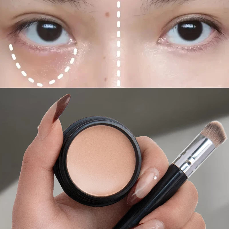 Jelieora Venture full coverage concealer and contour cream in a sleek makeup container, ready for skin enhancement and contouring