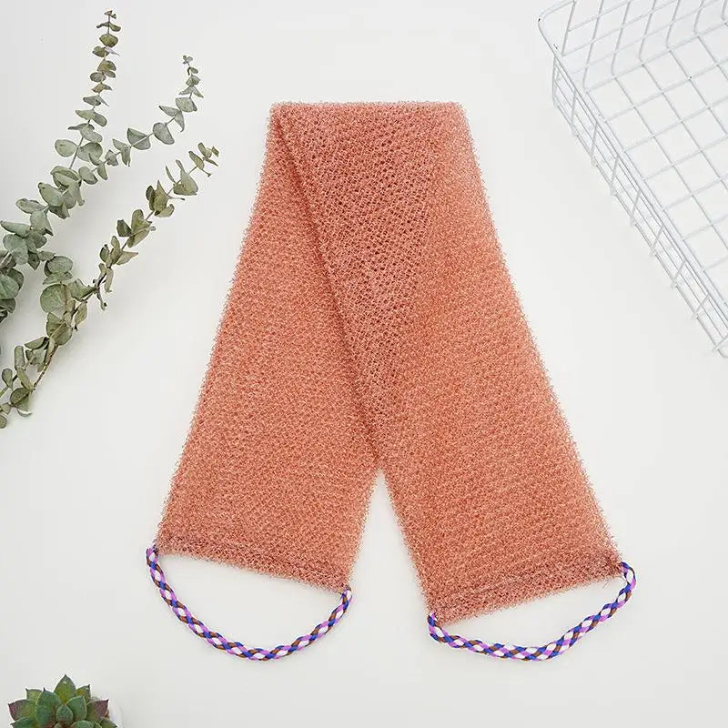 African net sponge from Jelieora Venture for exfoliating and foaming during bath or shower, ideal as a body scrubbing washcloth.