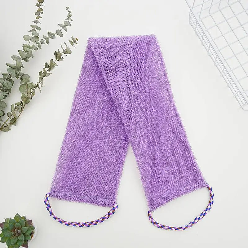Jelieora Venture African net sponge for exfoliating and scrubbing, soft bath and shower washcloth for thorough cleaning.