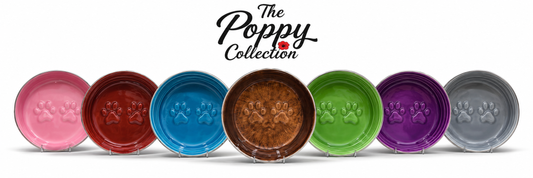 The Poppy Collection Dog Bowl - Violet-1