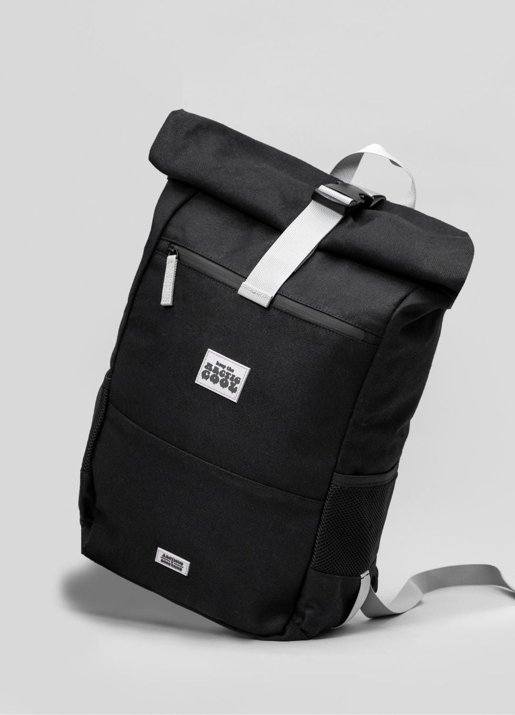 Polar Explorer Backpack — Black | Hemp & Waterproof