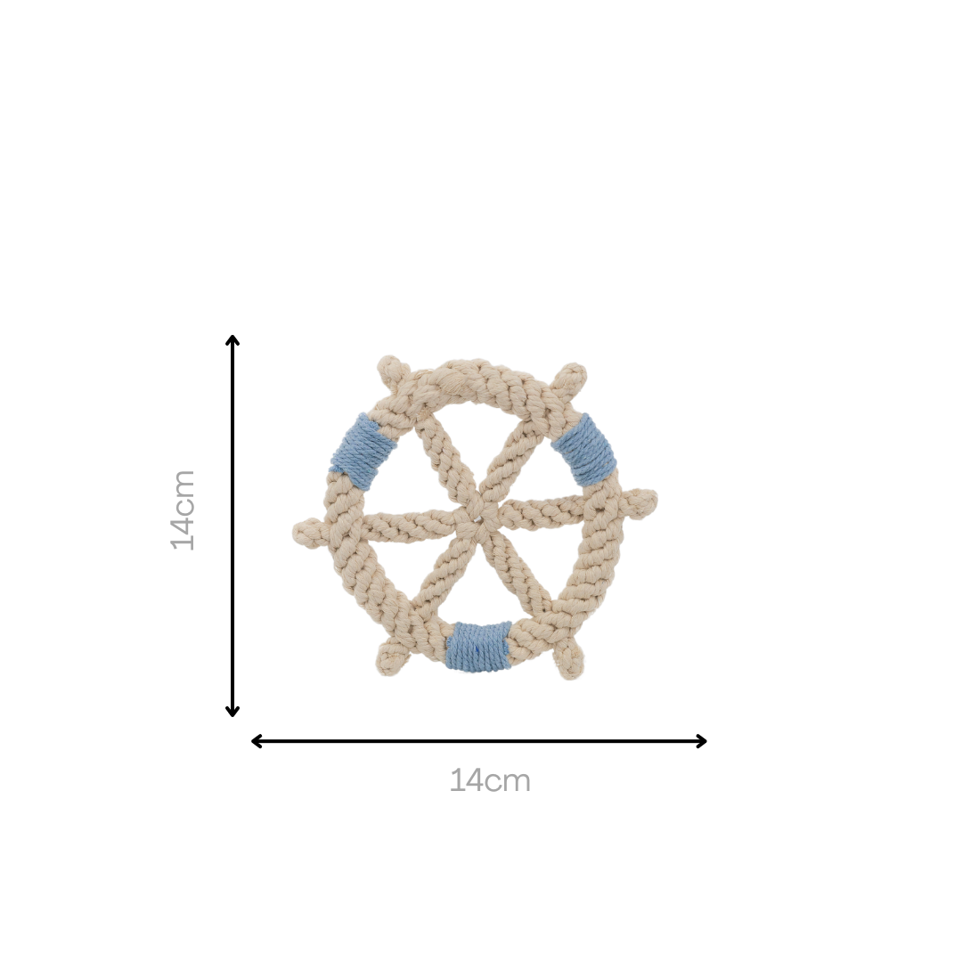 Color wheel Macrame Rope Pet Toy - Jelieora Venture