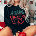 Christmas Things Graphic Sweatshirt