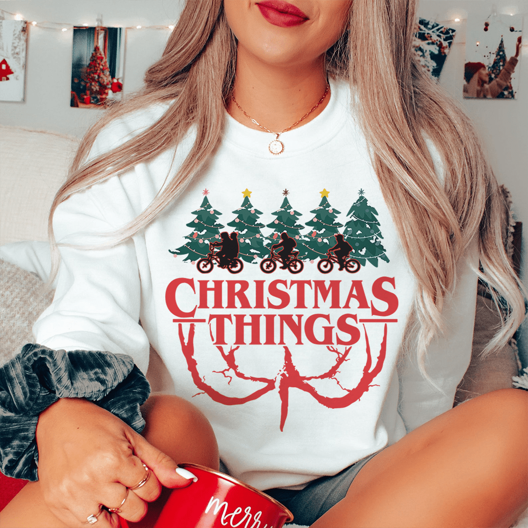 Christmas Things Graphic Sweatshirt