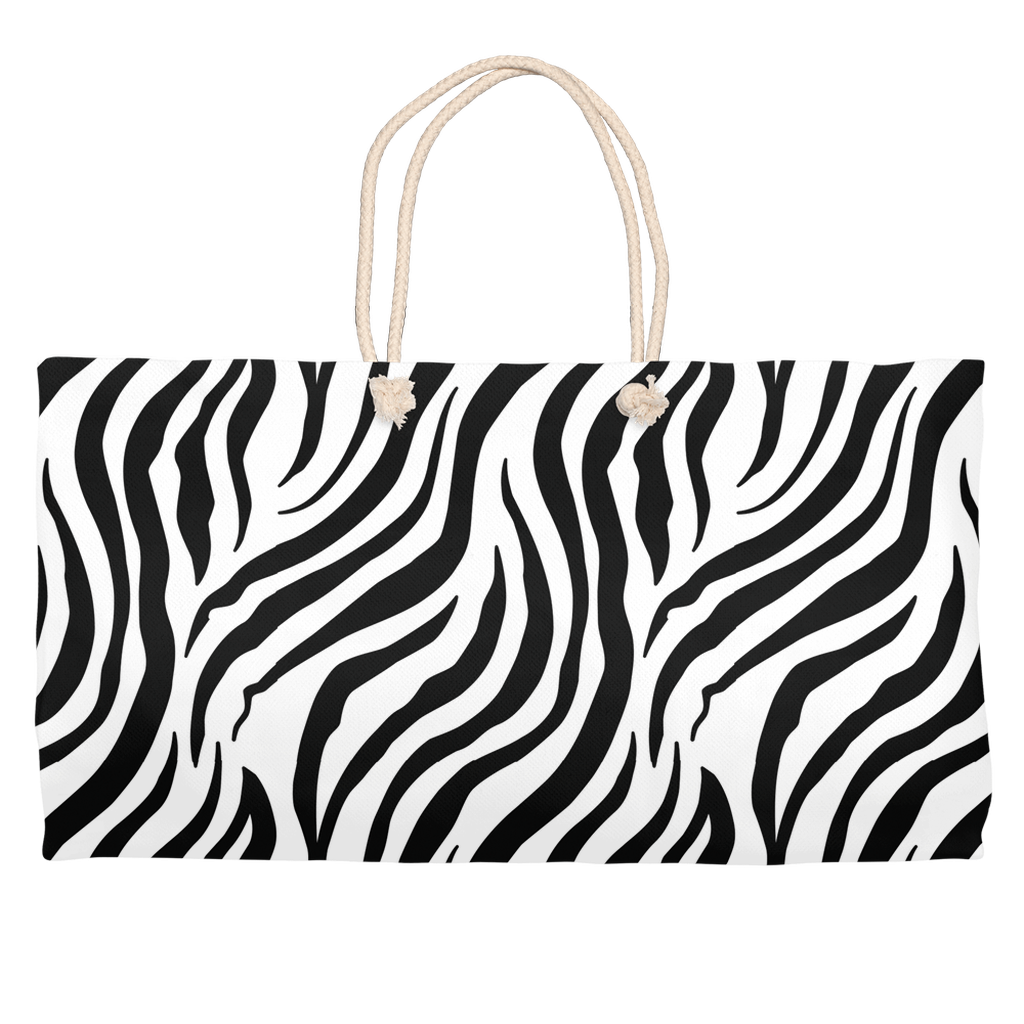 Zebra Weekender Tote