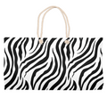 Zebra Weekender Tote