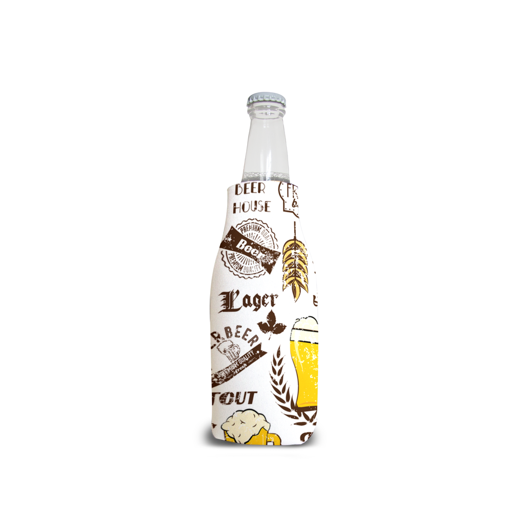 Bottle Koozie W/Zipper Beer Buddy