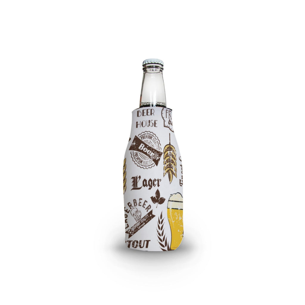 Bottle Koozie W/Zipper Beer Buddy