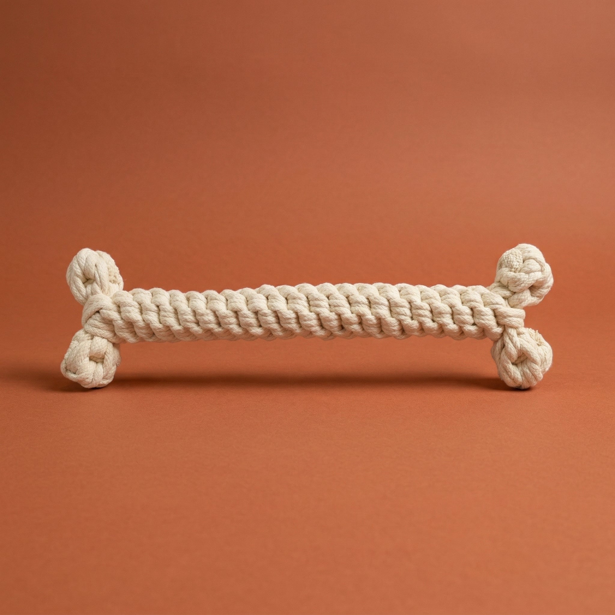 The Jumbo White Rope Bone Toy
